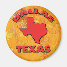DALLAS, TEXAS REFRIGERATOR MAGNETS