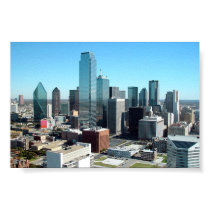 Dallas Texas Skyline posters by dcrodtx Dallas Texas Skyline posters