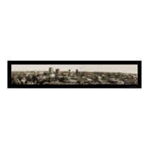 Dallas TX Skyline Photo 1912 posters