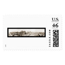 Dallas TX Skyline Photo 1920 postage by lc_panoramicphotos Dallas TX Skyline Photo 1920 postage
