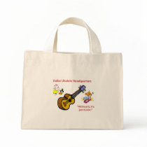 Dallas Ukulele Headquarters Music Bag by Bookster99 Dallas Ukulele Headquarters Music Bag