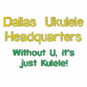 Dallas Ukulele Headquarters Polo Shirt embroidered shirts