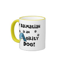 Dalmatian Agility Dog mugs