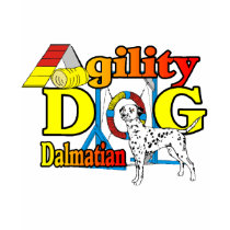 Dalmatian Agility Gifts t-shirts