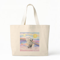 Dalmatian Angel Canvas Bags