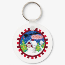 dalmatian believe keychains