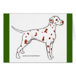 Dalmatian Cards: Liver-Spotted