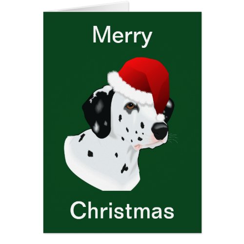 Dalmatian Christmas Card