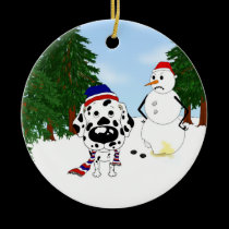 Dalmatian Christmas ornaments