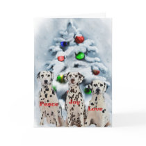 Dalmatian Christmas Gifts cards