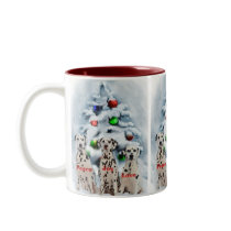 Dalmatian Christmas Gifts mugs