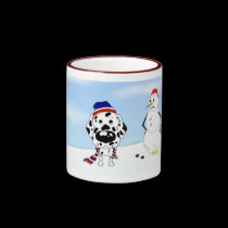 Dalmatian Christmas mugs