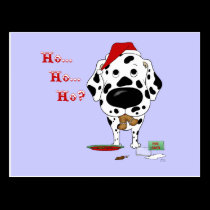 Dalmatian Christmas postcards