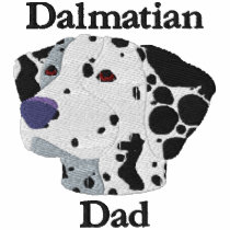 Dalmatian Dad Embroidered Shirt (Polo) embroidered shirts by MenagerieMayhem Dalmatian Dad Embroidered Shirt (Polo) embroidered shirts