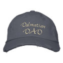 Dalmatian DAD Gifts embroidered hat