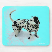 "Dalmatian Deco" Mousepad by ColtsCanines "Dalmatian Deco" Mousepad