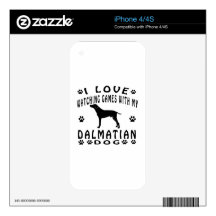 Dalmatian designs skin for the iPhone 4S