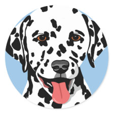 Dalmatian Dog Stickers