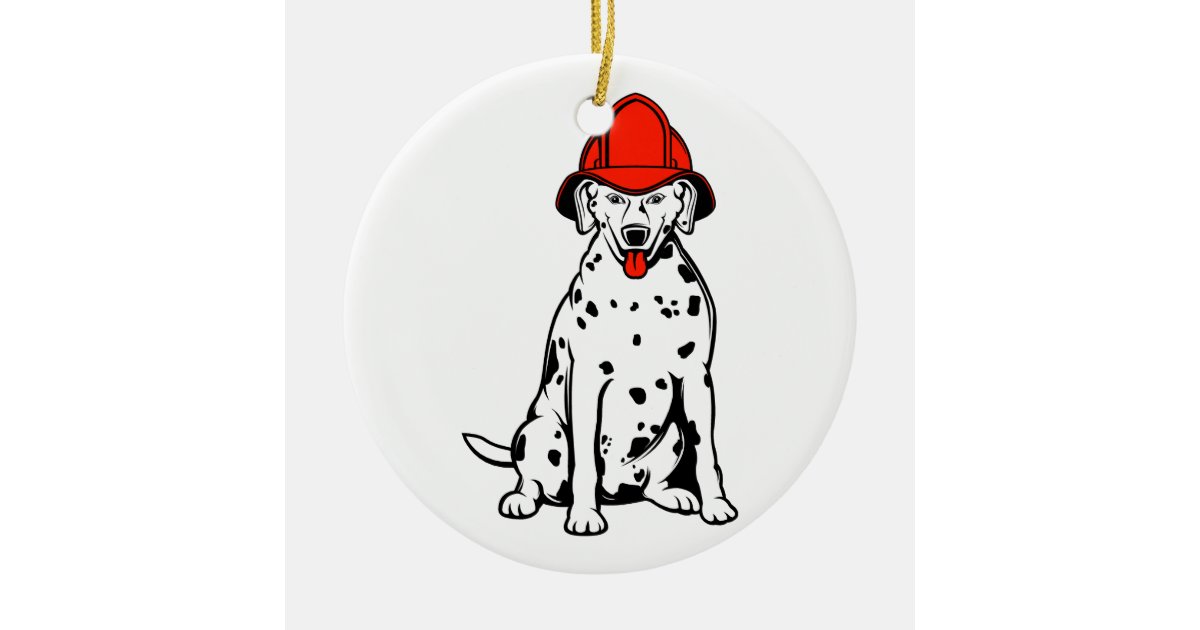 dalmatian fire dog statue