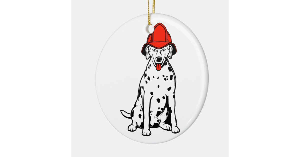 dalmatian fire dog statue