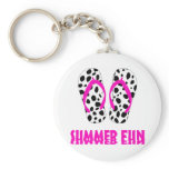 Dalmatian Flip Flops Key Chains
