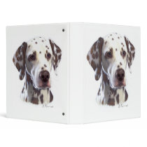 Dalmatian Folder Vinyl Binder