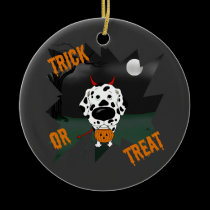 Dalmatian Halloween Devil ornaments