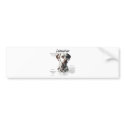 Dalmatian (liver) History Design bumper stickers by GreyWolfCreation Dalmatian (liver) History Design bumper stickers