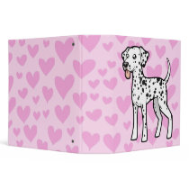 Dalmatian Love Vinyl Binders