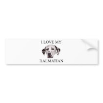 Dalmatian Love! bumper stickers