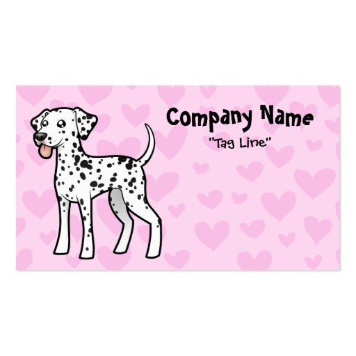 Dalmatian Love Business Cards (front side)