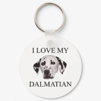 Dalmatian Love! keychains
