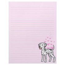 Dalmatian Love Custom Letterhead