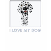 Dalmatian Love Shirt by cartoondogs Dalmatian Love Shirt