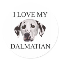 Dalmatian Love! stickers