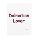 Dalmatian Lover postcards