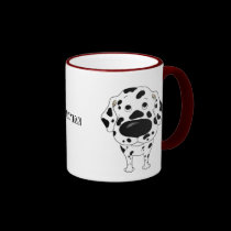Dalmatian Mug mugs
