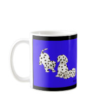 Dalmatian Puppy Blue Dad Mug