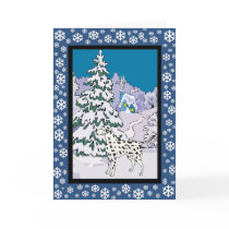 Dalmatian Snowy Winter cards by freespiritdesigns Dalmatian Snowy Winter cards