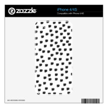 Dalmatian Spots Skin For The iPhone 4