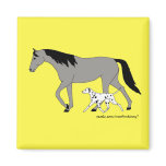 Dalmatian & TWH Refrigerator Magnet