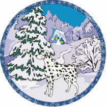 dalmatian winter photo sculptures by freespiritdesigns dalmatian winter photo sculptures