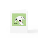 Dalmatian Woof Card