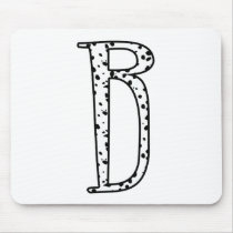 Dalmatians Dots B mousepads by Alphabet_Tees Dalmatians Dots B mousepads