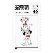 Dalmatians Playing Disney postage