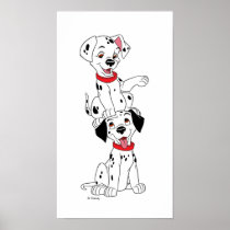 Dalmatians Playing Disney Posters