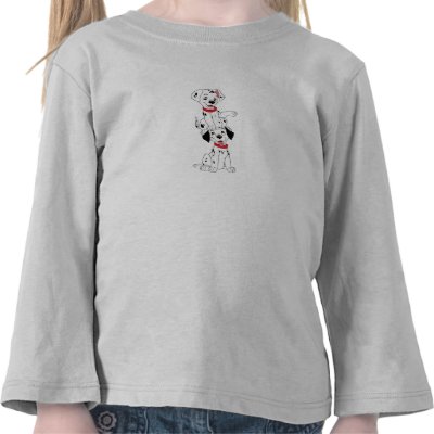 Dalmatians Playing Disney t-shirts