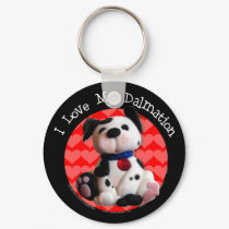 Dalmation Cafe keychains by mariabellimages Dalmation Cafe keychains