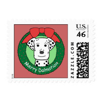 Dalmation Christmas postage