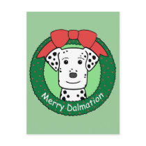 Dalmation Christmas postcards